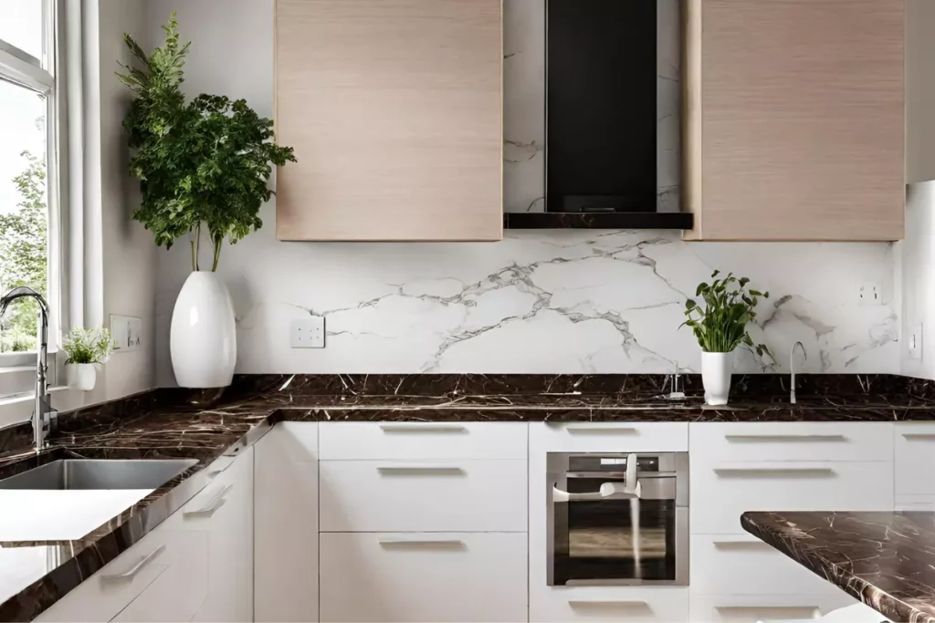 Marble. Marron Imperial